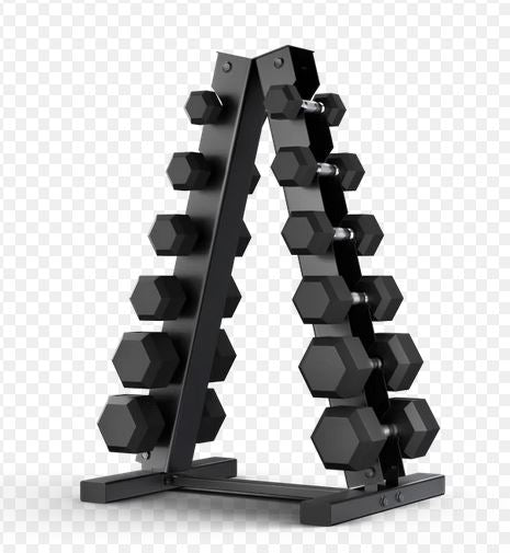 6-Tier Dumbbell Rack A- frame -FREE POSTAGE