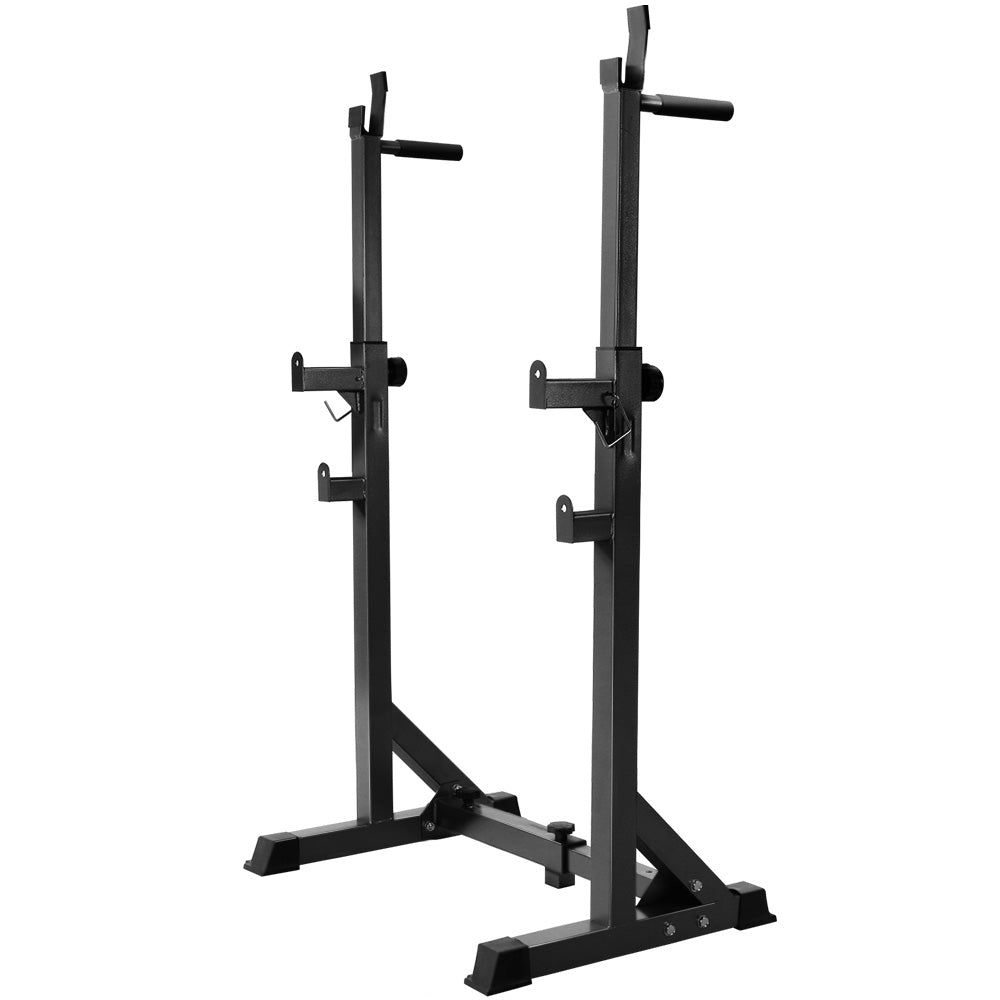 Weight Bench Adjustable Squat Rack Home Gym Equipment 300kg - FREE POSTAGE