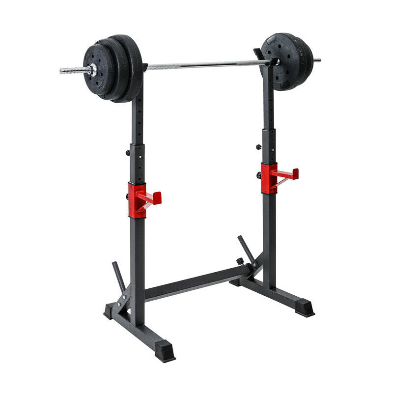 Squat Barbell Pair Rack Bench Home Gym Weight Fitness Lifting Stand - FREE POSTAGE