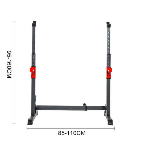 Squat Barbell Pair Rack Bench Home Gym Weight Fitness Lifting Stand - FREE POSTAGE