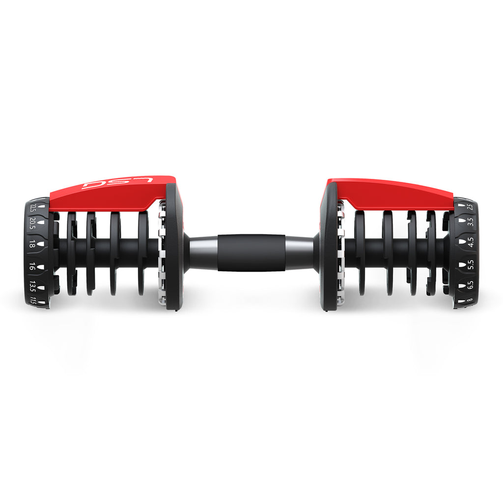 LSG Adjustable Dumbbells 2.5kg-24kg (Pairs) with Dumbbell Stand - FREE POSTAGE