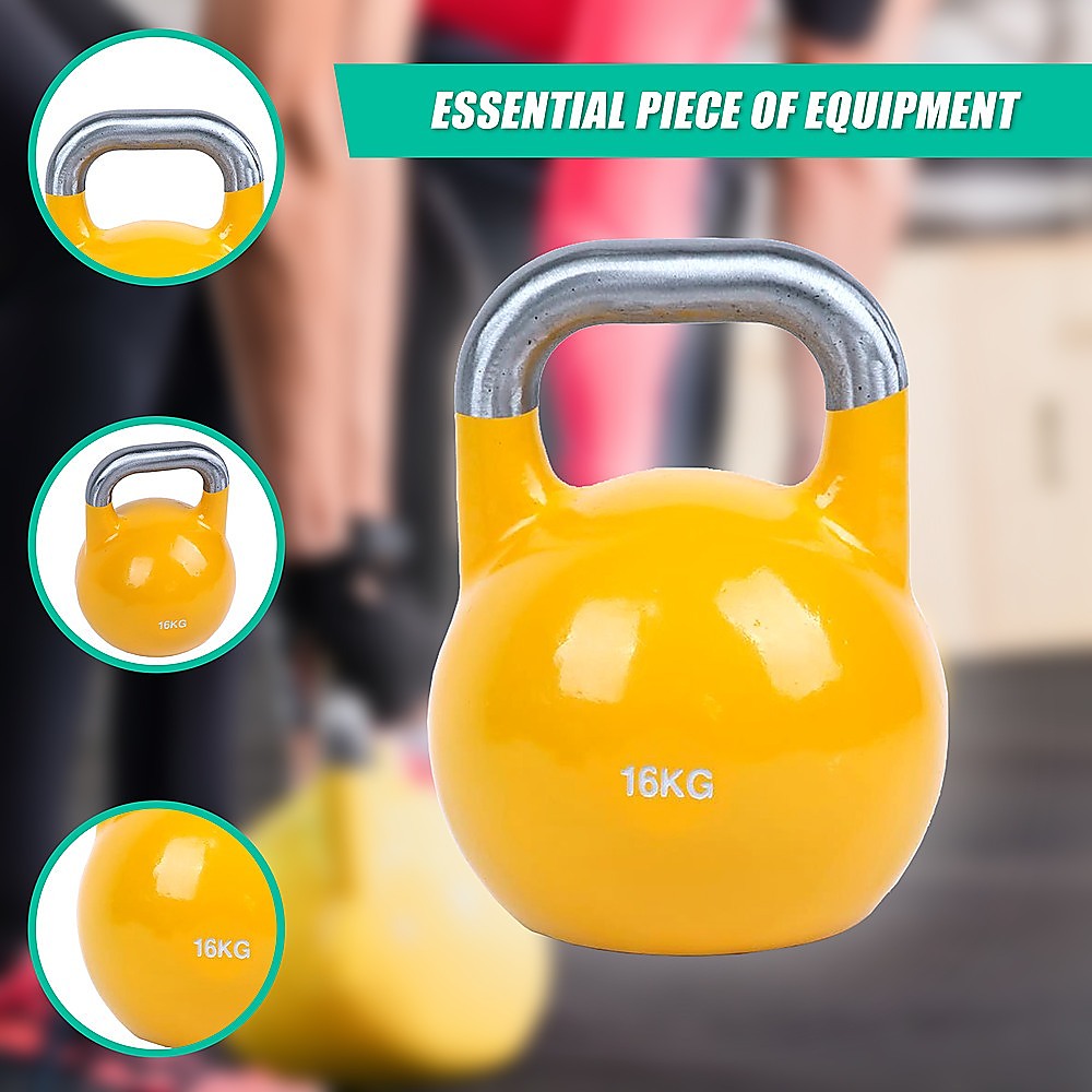 16KG Pro-Grade Steel KettleBell - FREE POSTAGE