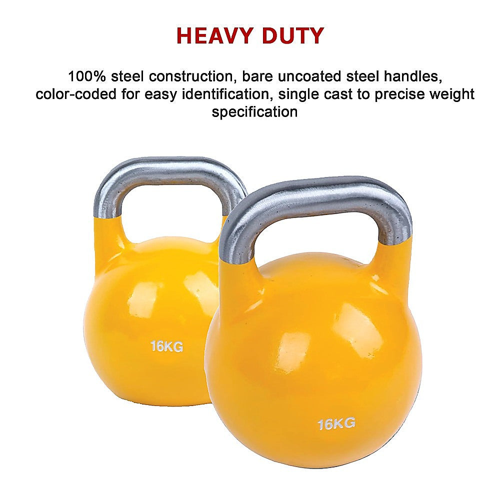 16KG Pro-Grade Steel KettleBell - FREE POSTAGE