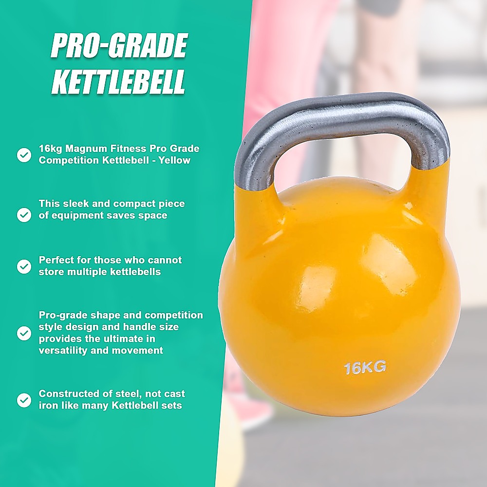 16KG Pro-Grade Steel KettleBell - FREE POSTAGE