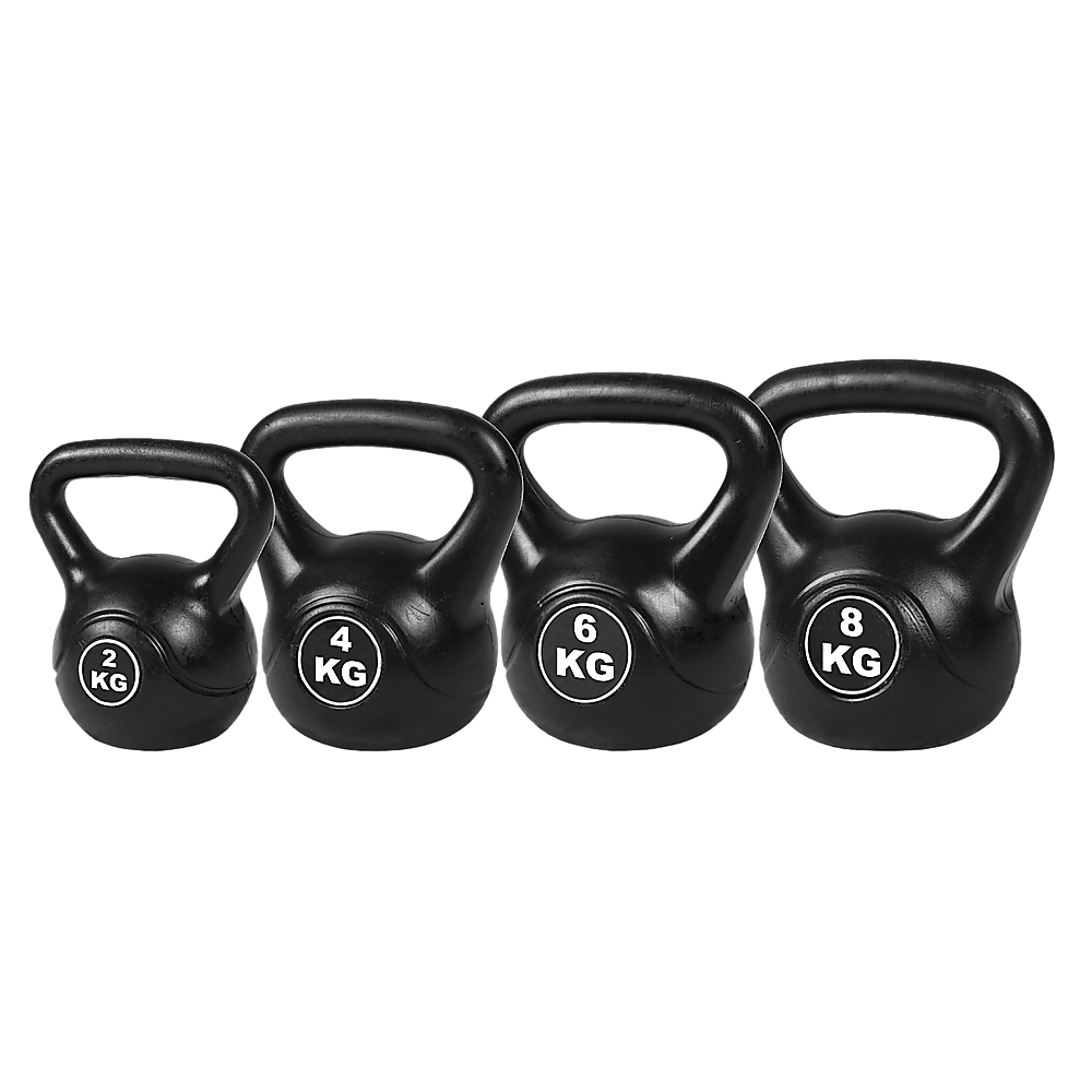 4pcs Exercise Kettle Bell Weight Set 20KG - FREE POSTAGE