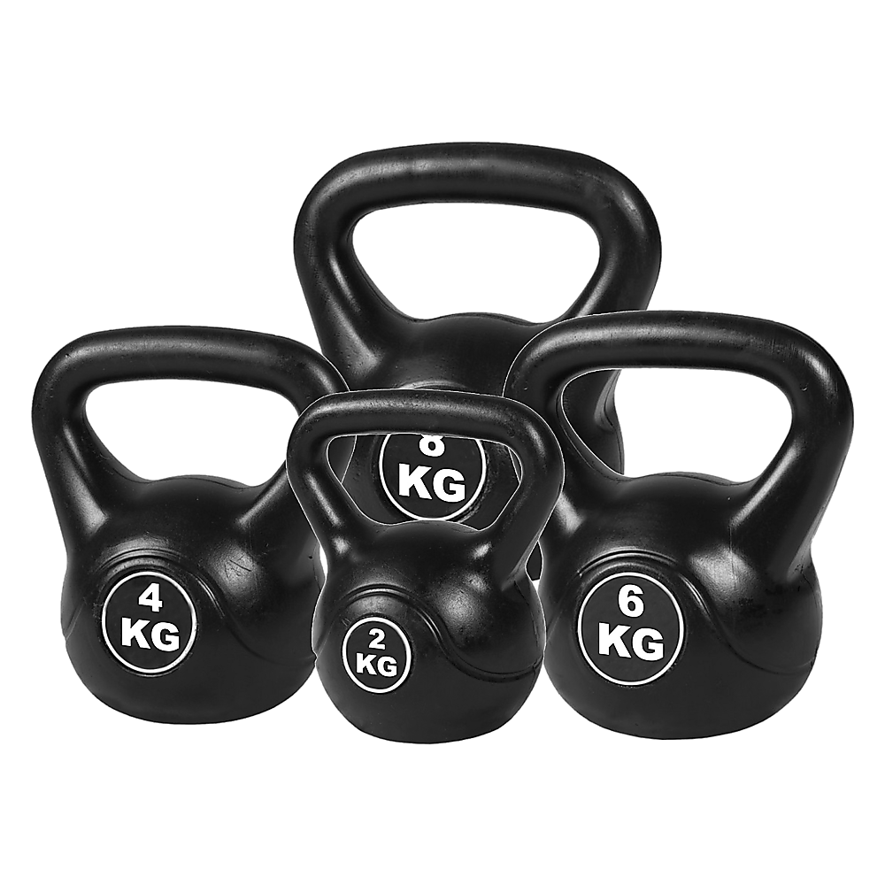 4pcs Exercise Kettle Bell Weight Set 20KG - FREE POSTAGE