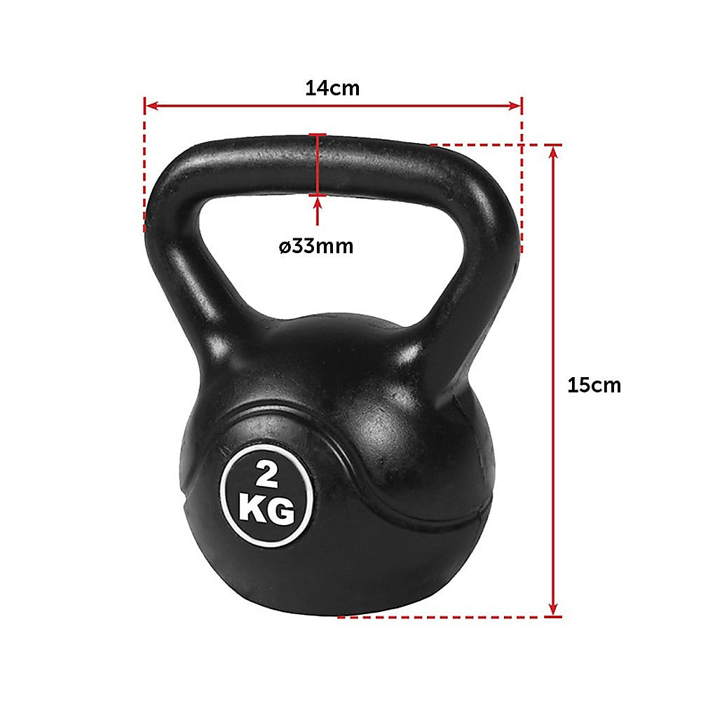 4pcs Exercise Kettle Bell Weight Set 20KG - FREE POSTAGE