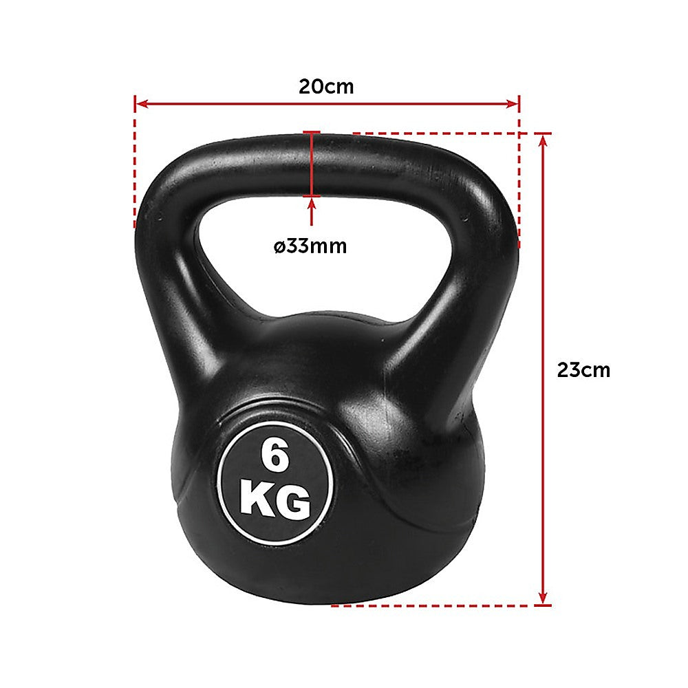 4pcs Exercise Kettle Bell Weight Set 20KG - FREE POSTAGE