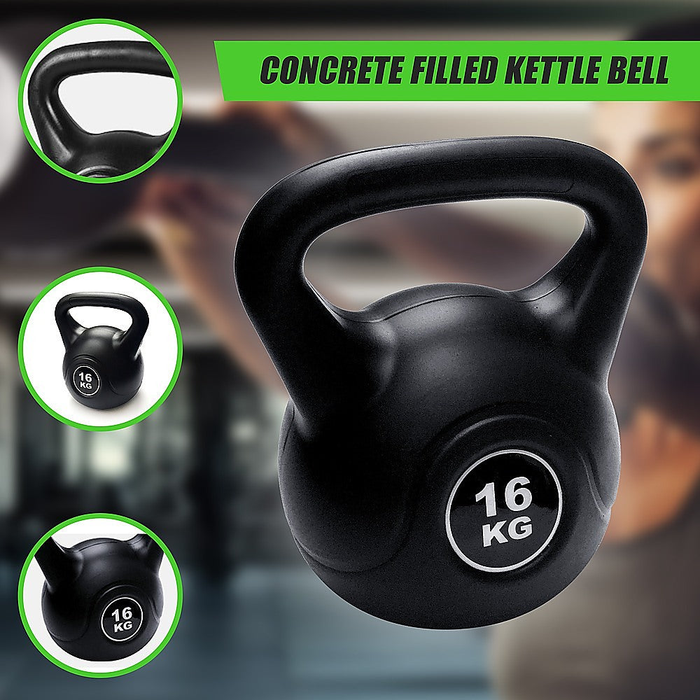 Kettle Bell 16KG Training Weight Fitness Gym Kettlebell - FREE POSTAGE