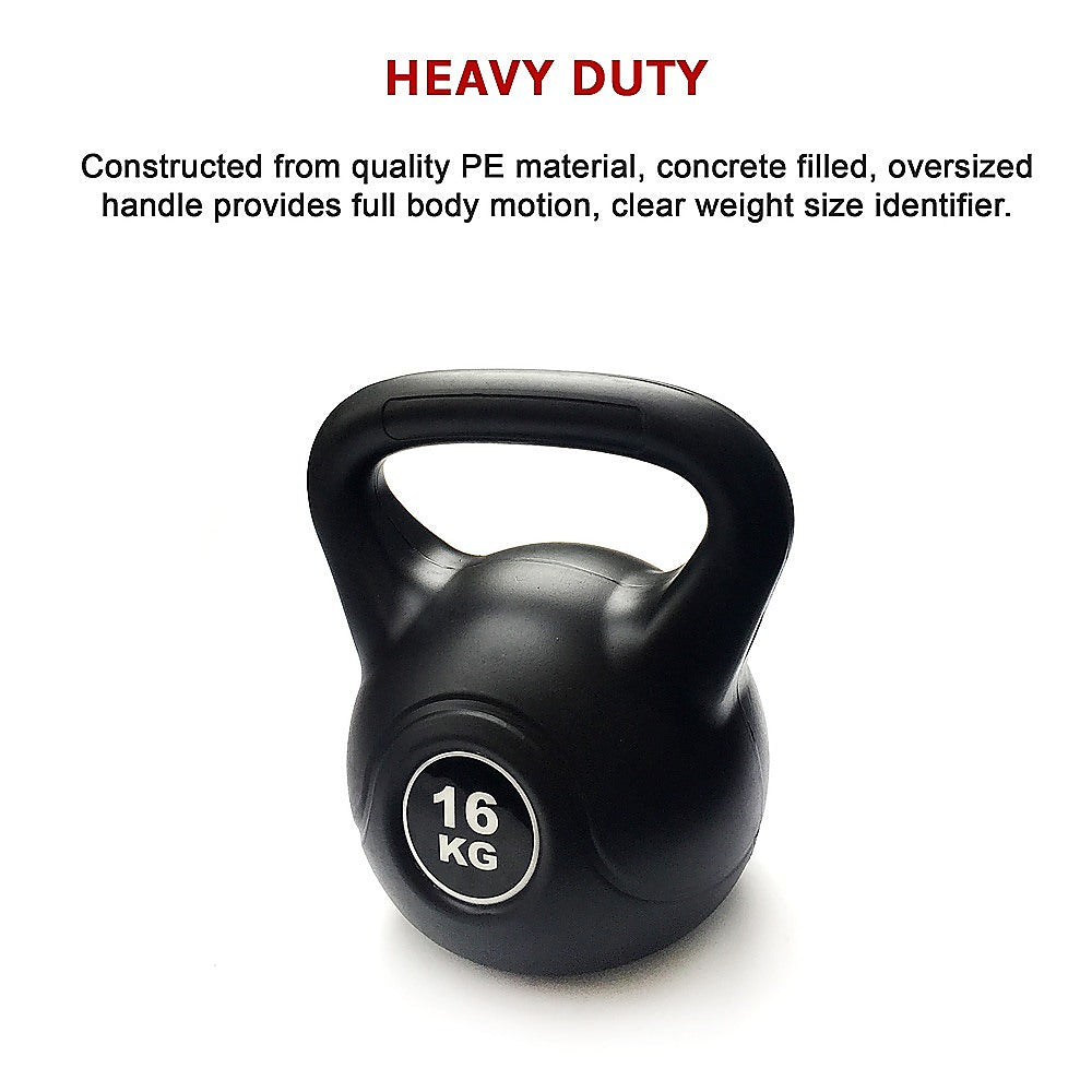 Kettle Bell 16KG Training Weight Fitness Gym Kettlebell - FREE POSTAGE