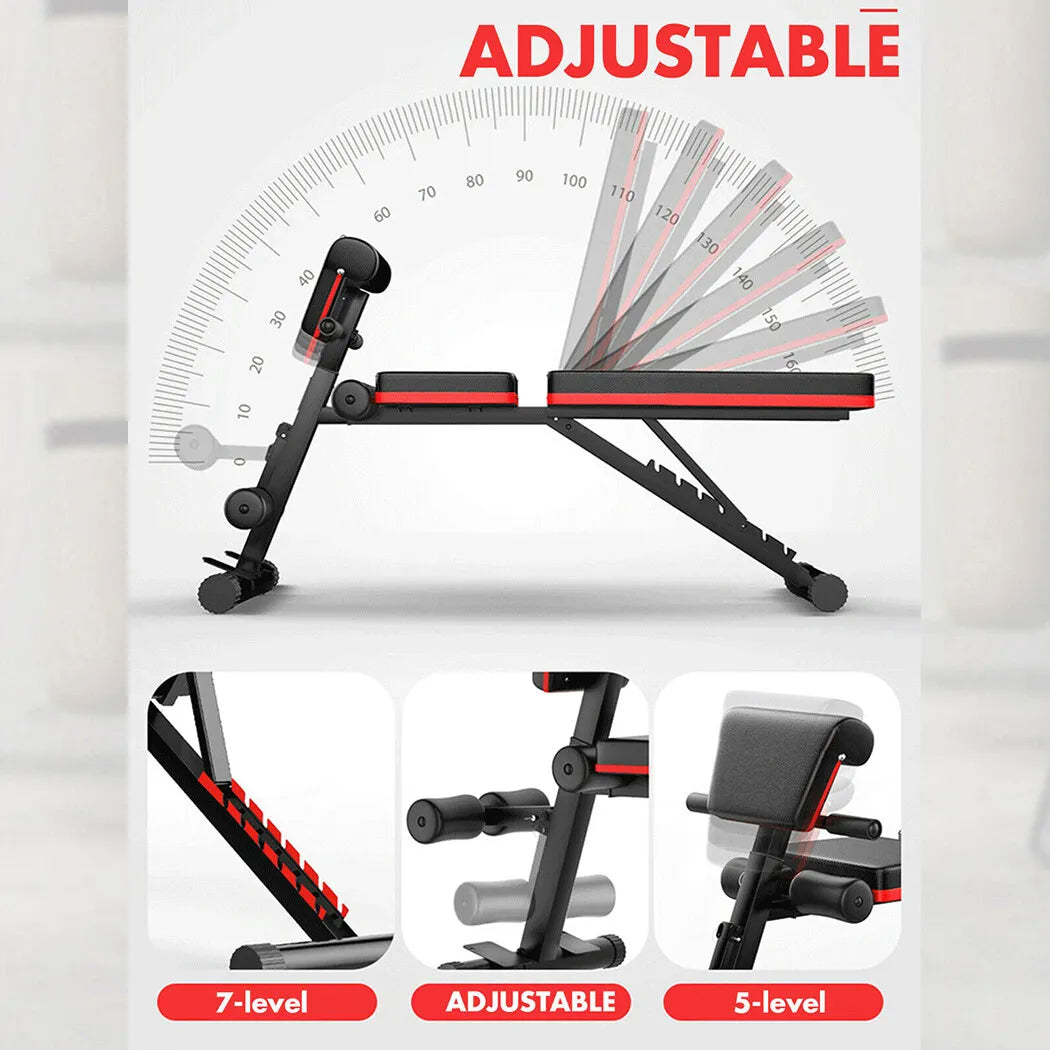 Adjustable FID Abdominal Weight Press Bench